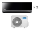 Мульти-сплит система Midea Persona Free Match на 2 комнаты 35+35 м²